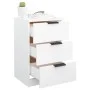 Mesitas de noche 2 unidades color blanco 40x36x65 cm de vidaXL, Mesitas de noche - Ref: Foro24-811269, Precio: 94,27 €, Descu...