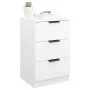 Mesitas de noche 2 unidades color blanco 40x36x65 cm de vidaXL, Mesitas de noche - Ref: Foro24-811269, Precio: 94,27 €, Descu...