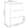 Nachttische 2 Einheiten weiß 40x36x65 cm von vidaXL, Nachttische - Ref: Foro24-811269, Preis: 95,65 €, Rabatt: %