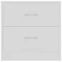 Weißer Nachttisch aus Sperrholz, 40 x 30 x 40 cm von vidaXL, Nachttische - Ref: Foro24-801035, Preis: 50,97 €, Rabatt: %