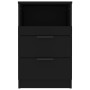 Nachttische 2 Stück schwarzes Sperrholz von vidaXL, Nachttische - Ref: Foro24-811235, Preis: 99,01 €, Rabatt: %
