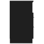 Mesitas de noche 2 uds madera contrachapada color negro de vidaXL, Mesitas de noche - Ref: Foro24-811235, Precio: 102,16 €, D...