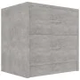 Nachttisch aus grauem Beton-Sperrholz, 40x30x40 cm. von vidaXL, Nachttische - Ref: Foro24-801043, Preis: 34,75 €, Rabatt: %
