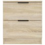 Nachttisch 2 Stück Sonoma-Eichensperrholz von vidaXL, Nachttische - Ref: Foro24-811221, Preis: 95,14 €, Rabatt: %