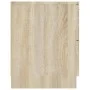 Nightstand 2 pcs Sonoma oak plywood by vidaXL, Nightstands - Ref: Foro24-811221, Price: 93,93 €, Discount: %