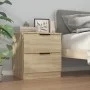 Nightstand 2 pcs Sonoma oak plywood by vidaXL, Nightstands - Ref: Foro24-811221, Price: 93,93 €, Discount: %