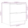 Nachttisch 2 Stück Sonoma-Eichensperrholz von vidaXL, Nachttische - Ref: Foro24-811221, Preis: 95,14 €, Rabatt: %