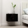 Mesita de noche madera contrachapada negro 40x30x30 cm by vidaXL, Nightstands - Ref: Foro24-801055, Price: 39,86 €, Discount: %