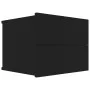 Mesita de noche madera contrachapada negro 40x30x30 cm by vidaXL, Nightstands - Ref: Foro24-801055, Price: 39,26 €, Discount: %