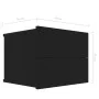 Mesita de noche madera contrachapada negro 40x30x30 cm by vidaXL, Nightstands - Ref: Foro24-801055, Price: 39,26 €, Discount: %