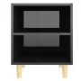 Nachttisch mit glänzend schwarzen Holzbeinen 40x30x50 cm von vidaXL, Nachttische - Ref: Foro24-805793, Preis: 36,03 €, Rabatt: %