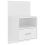 Glänzend weißer Wand-Nachttisch von vidaXL, Nachttische - Ref: Foro24-811019, Preis: 51,72 €, Rabatt: %