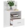 Glänzend weißer Wand-Nachttisch von vidaXL, Nachttische - Ref: Foro24-811019, Preis: 51,72 €, Rabatt: %