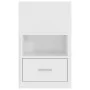 Glossy white wall bedside table by vidaXL, Nightstands - Ref: Foro24-811019, Price: 51,10 €, Discount: %
