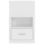 Glänzend weißer Wand-Nachttisch von vidaXL, Nachttische - Ref: Foro24-811019, Preis: 51,72 €, Rabatt: %