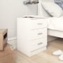 Weißer Nachttisch aus Sperrholz, 38 x 35 x 56 cm von vidaXL, Nachttische - Ref: Foro24-800450, Preis: 56,97 €, Rabatt: %
