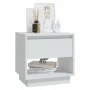 Bedside tables 2 units plywood white 45x34x44 cm by vidaXL, Nightstands - Ref: Foro24-809513, Price: 75,18 €, Discount: %