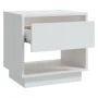Bedside tables 2 units plywood white 45x34x44 cm by vidaXL, Nightstands - Ref: Foro24-809513, Price: 75,18 €, Discount: %