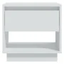 Bedside tables 2 units plywood white 45x34x44 cm by vidaXL, Nightstands - Ref: Foro24-809513, Price: 75,18 €, Discount: %
