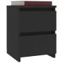 Mesitas de noche 2 unidades aglomerado negro 30x30x40 cm de vidaXL, Mesitas de noche - Ref: Foro24-800516, Precio: 58,47 €, D...