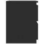 Mesitas de noche 2 unidades aglomerado negro 30x30x40 cm de vidaXL, Mesitas de noche - Ref: Foro24-800516, Precio: 63,02 €, D...