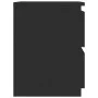 Mesitas de noche 2 unidades aglomerado negro 30x30x40 cm de vidaXL, Mesitas de noche - Ref: Foro24-800516, Precio: 58,47 €, D...