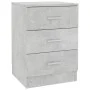 Concrete gray chipboard bedside table 38x35x56 cm by vidaXL, Nightstands - Ref: Foro24-800458, Price: 52,30 €, Discount: %