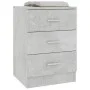 Concrete gray chipboard bedside table 38x35x56 cm by vidaXL, Nightstands - Ref: Foro24-800458, Price: 52,30 €, Discount: %