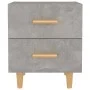 Mesita de noche 2 unidades gris hormigón 40x35x47,5 cm de vidaXL, Mesitas de noche - Ref: Foro24-811979, Precio: 89,02 €, Des...
