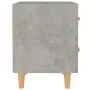 Mesita de noche 2 unidades gris hormigón 40x35x47,5 cm de vidaXL, Mesitas de noche - Ref: Foro24-811979, Precio: 89,02 €, Des...