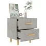 Mesita de noche 2 unidades gris hormigón 40x35x47,5 cm de vidaXL, Mesitas de noche - Ref: Foro24-811979, Precio: 89,02 €, Des...