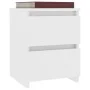 Mesitas de noche 2 uds madera contrachapada blanco 30x30x40 cm de vidaXL, Mesitas de noche - Ref: Foro24-800514, Precio: 62,1...