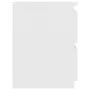 Mesitas de noche 2 uds madera contrachapada blanco 30x30x40 cm de vidaXL, Mesitas de noche - Ref: Foro24-800514, Precio: 62,1...