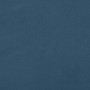 Cama box spring colchón y LED terciopelo azul oscuro 120x190 cm