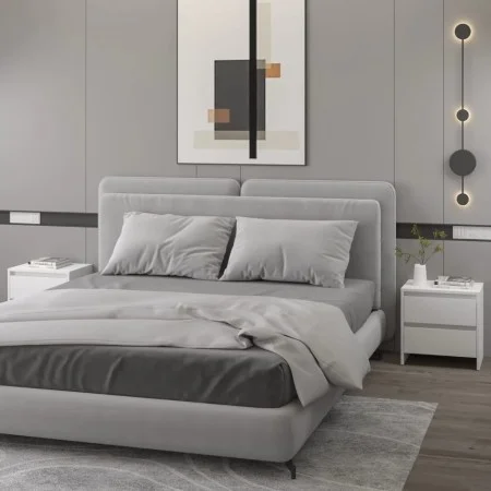 Mesitas de noche 2 uds madera contrachapada 45x34,5x44,5 cm de vidaXL, Mesitas de noche - Ref: Foro24-809846, Precio: 75,87 €...