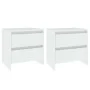 Nachttische 2 Stück Sperrholz 45x34,5x44,5 cm von vidaXL, Nachttische - Ref: Foro24-809846, Preis: 75,87 €, Rabatt: %
