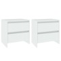 Nachttische 2 Stück Sperrholz 45x34,5x44,5 cm von vidaXL, Nachttische - Ref: Foro24-809846, Preis: 76,94 €, Rabatt: %