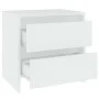 Nachttische 2 Stück Sperrholz 45x34,5x44,5 cm von vidaXL, Nachttische - Ref: Foro24-809846, Preis: 75,87 €, Rabatt: %