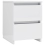 Bedside tables 2 pcs glossy white chipboard 30x30x40 cm by vidaXL, Nightstands - Ref: Foro24-800526, Price: 80,38 €, Discount: %