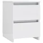 Bedside tables 2 pcs glossy white chipboard 30x30x40 cm by vidaXL, Nightstands - Ref: Foro24-800526, Price: 77,77 €, Discount: %