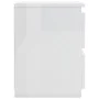 Bedside tables 2 pcs glossy white chipboard 30x30x40 cm by vidaXL, Nightstands - Ref: Foro24-800526, Price: 77,77 €, Discount: %