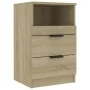 Nightstand 2 pcs Sonoma oak plywood by vidaXL, Nightstands - Ref: Foro24-811239, Price: 92,86 €, Discount: %