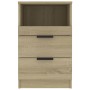 Nachttisch 2 Stück Sonoma-Eichensperrholz von vidaXL, Nachttische - Ref: Foro24-811239, Preis: 93,69 €, Rabatt: %