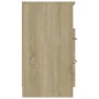 Nachttisch 2 Stück Sonoma-Eichensperrholz von vidaXL, Nachttische - Ref: Foro24-811239, Preis: 93,69 €, Rabatt: %