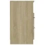 Nightstand 2 pcs Sonoma oak plywood by vidaXL, Nightstands - Ref: Foro24-811239, Price: 92,86 €, Discount: %