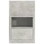 Mesita de noche de pared color gris hormigón de vidaXL, Mesitas de noche - Ref: Foro24-811015, Precio: 46,91 €, Descuento: %
