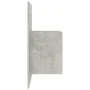 Mesita de noche de pared color gris hormigón de vidaXL, Mesitas de noche - Ref: Foro24-811015, Precio: 46,91 €, Descuento: %