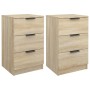Nachttische 2 Einheiten Sonoma Eiche Farbe 40x36x65 cm von vidaXL, Nachttische - Ref: Foro24-811275, Preis: 105,95 €, Rabatt: %