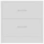 Bedside tables 2 pcs white plywood 40x30x40 cm by vidaXL, Nightstands - Ref: Foro24-801036, Price: 76,44 €, Discount: %