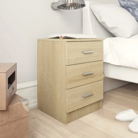 Sonoma oak chipboard bedside table 38x35x56 cm by vidaXL, Nightstands - Ref: Foro24-800456, Price: 64,98 €, Discount: %